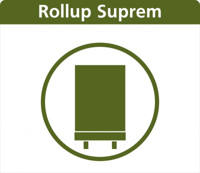 Hier finden Sie Rollup-Suprem mit ausziehbarer Teleskopstange